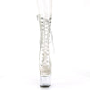 ADORE-1050C Plateau Stiefel - Transparent von Pleaser – Ansicht 2