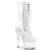 ADORE-1050C Plateau Stiefel - Transparent von Pleaser