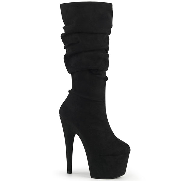 ADORE-1061 Plateau Stiefel Schwarz von Pleaser