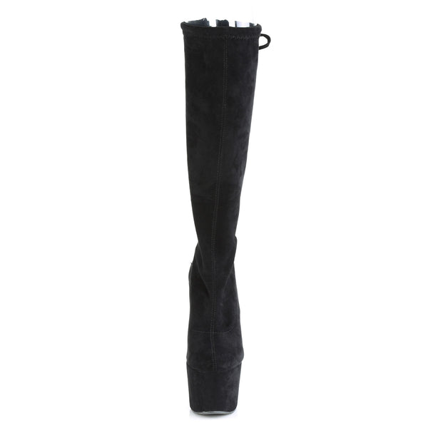 ADORE-2008 Plateau Stiefel - Schwarz | Pleaser