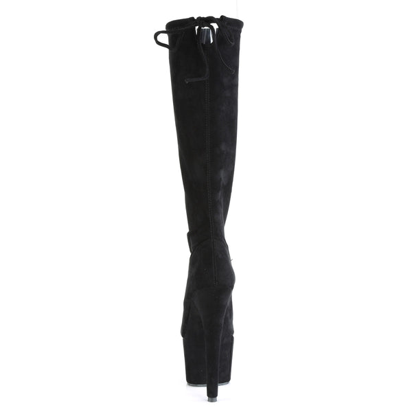 ADORE-2008 Plateau Stiefel - Schwarz | Pleaser