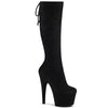 ADORE-2008 Plateau Stiefel - Schwarz | Pleaser