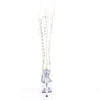 ADORE-2021C Plateau Stiefel Transparent von Pleaser – Ansicht 4