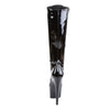ADORE-2023 Plateau Stiefel Lack Schwarz | Pleaser