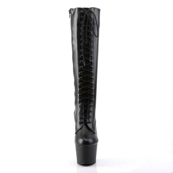 ADORE-2023 Plateau Stiefel Schwarz | Pleaser