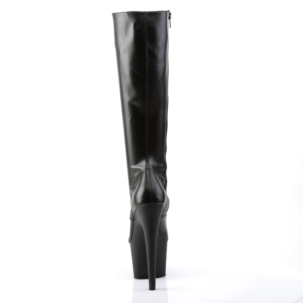 ADORE-2023 Plateau Stiefel Schwarz | Pleaser