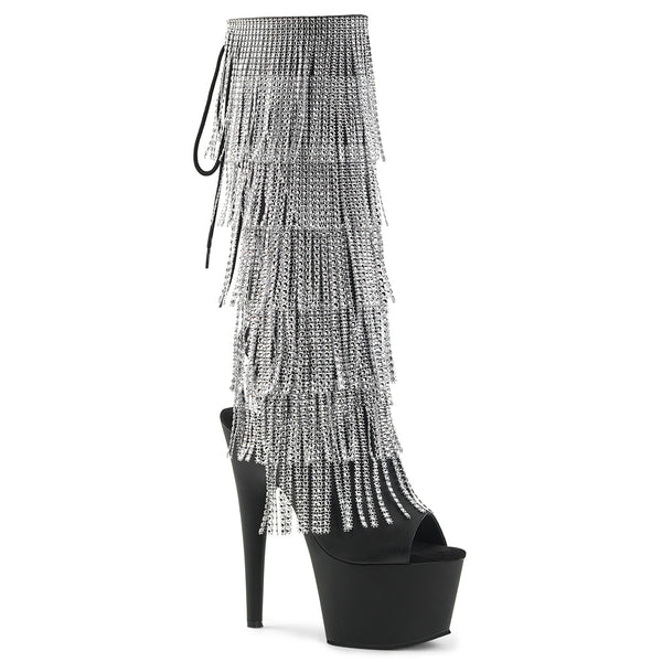 ADORE-2024RSF Plateau Stiefeletten Schwarz von Pleaser