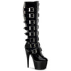 ADORE-2043 Plateau Stiefel Schwarz von Pleaser
