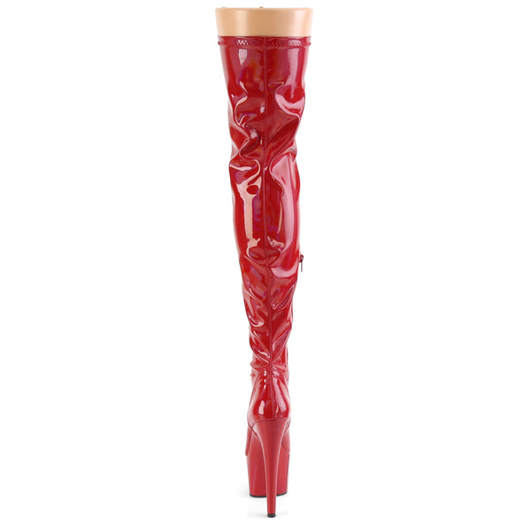 ADORE-3000HWR Stiefel Rot von Pleaser – Ansicht 4