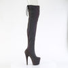 ADORE-3008REFL Plateau Overknee Stiefel - Blau Grün Mehrfarbig von Pleaser – Ansicht 5