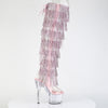 ADORE-3019C-RSF Overknee Stiefel Plateau Rosa von Pleaser – Ansicht 5