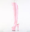 ADORE-3019HWR Overknee Stiefel Plateau Rosa von Pleaser – Ansicht 3