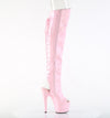 ADORE-3019HWR Overknee Stiefel Plateau Rosa von Pleaser – Ansicht 5