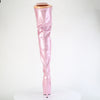 ADORE-3020GP Plateau Overknee Stiefel Rosa von Pleaser – Ansicht 4