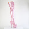 ADORE-3020GP Plateau Overknee Stiefel Rosa von Pleaser – Ansicht 5