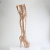 ADORE-3020GP Plateau Overknee Stiefel Beige von Pleaser – Ansicht 5