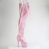 ADORE-3021GP Overknee Stiefel Plateau Rosa von Pleaser – Ansicht 5