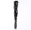 ADORE-3023 Plateau Overknee Stiefel - Schwarz von Pleaser – Ansicht 4