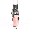 ADORE-700-14 Plateau Sandaletten Schwarz/Rose Gold | Pleaser