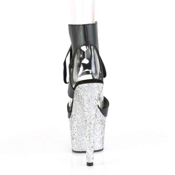 ADORE-700-14LG Plateau Sandaletten - Silber | Pleaser