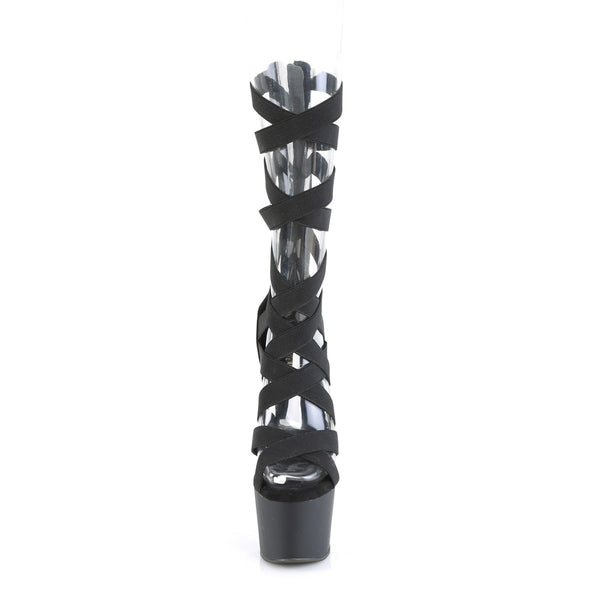 ADORE-700-48 Plateau Stiefel - Schwarz von Pleaser – Ansicht 2