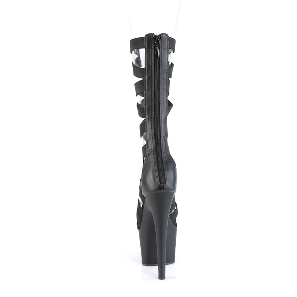 ADORE-700-48 Plateau Stiefel - Schwarz von Pleaser – Ansicht 4