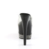 ADORE-701-3 Plateau Pantoletten Transparent/Schwarz Strass von Pleaser – Ansicht 4