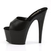 ADORE-701 Plateau Pantoletten Schwarz Matt von Pleaser – Ansicht 3