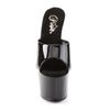 ADORE-701 Plateau Pantoletten Schwarz Lack von Pleaser – Ansicht 2