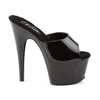 ADORE-701 Plateau Pantoletten Schwarz Lack von Pleaser – Ansicht 5
