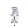 ADORE-701 Plateau Pantoletten Transparent | Pleaser SALE