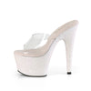 ADORE-701HMG Plateau Pantoletten Opal Rosa von Pleaser – Ansicht 3