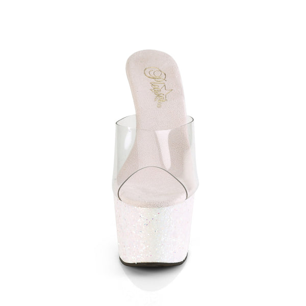 ADORE-701LG Plateau Pantoletten Opal Rosa von Pleaser – Ansicht 2