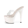 ADORE-701LG Plateau Pantoletten Opal Rosa von Pleaser – Ansicht 3