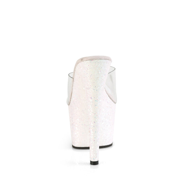 ADORE-701LG Plateau Pantoletten Opal Rosa von Pleaser – Ansicht 4