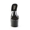 ADORE-701LS Plateau Pantoletten - Schwarz von Pleaser – Ansicht 2