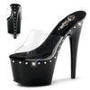 ADORE-701LS Plateau Pantoletten - Schwarz von Pleaser
