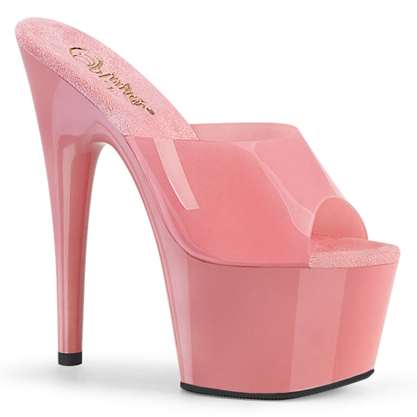 ADORE-701N Plateau Pantoletten Baby Pink von Pleaser