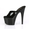 ADORE-701N Plateau Pantoletten Schwarz von Pleaser – Ansicht 3
