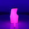 ADORE-701UVG Plateau Pantoletten Neon Pink UV von Pleaser – Ansicht 4