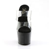 ADORE-702 Plateau Pantoletten - Transparent von Pleaser – Ansicht 2