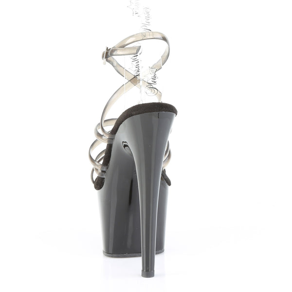 ADORE-706 Plateau Sandaletten Schwarz Lack von Pleaser – Ansicht 4