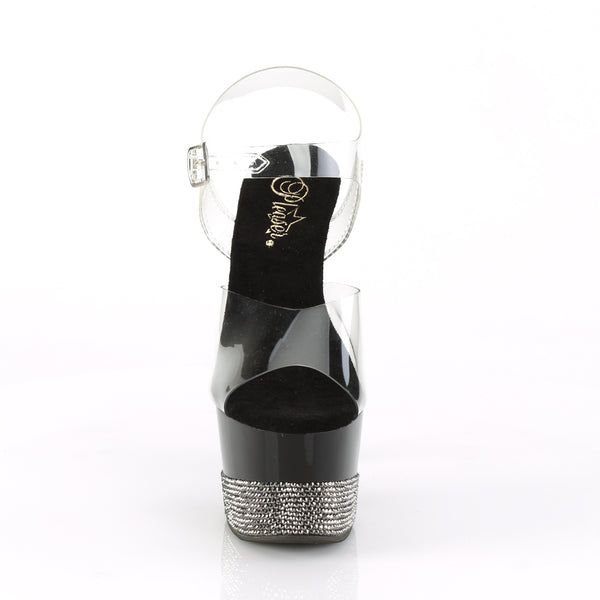 ADORE-708-3 Plateau Sandaletten Schwarz | Pleaser