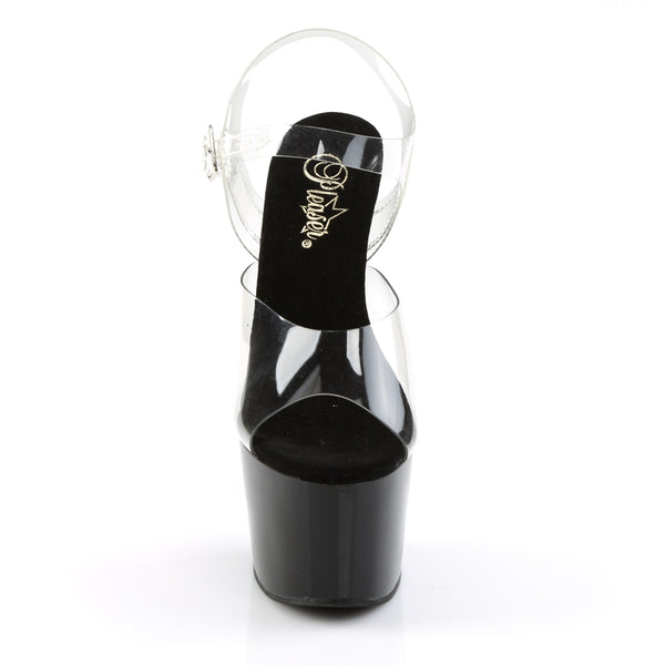 ADORE-708 Plateau Sandaletten Schwarz | Pleaser