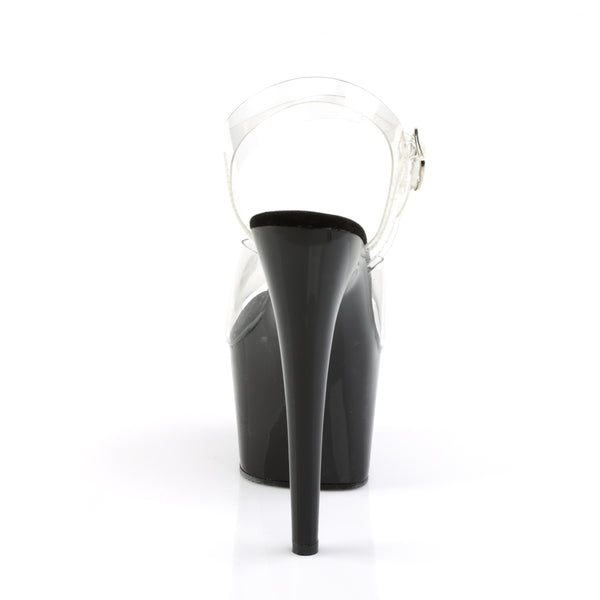 ADORE-708 Plateau Sandaletten Schwarz | Pleaser