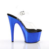 ADORE-708 Plateau Sandaletten Blau | Pleaser