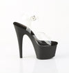 ADORE-708 Plateau Sandaletten Schwarz Matt von Pleaser – Ansicht 5