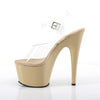 ADORE-708 Plateau Sandaletten - Creme | Pleaser