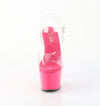 ADORE-708 Plateau Sandaletten Pink Lack von Pleaser – Ansicht 2