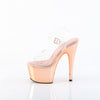 ADORE-708 Sandalette Plateauschuhe Bronze von Pleaser – Ansicht 3